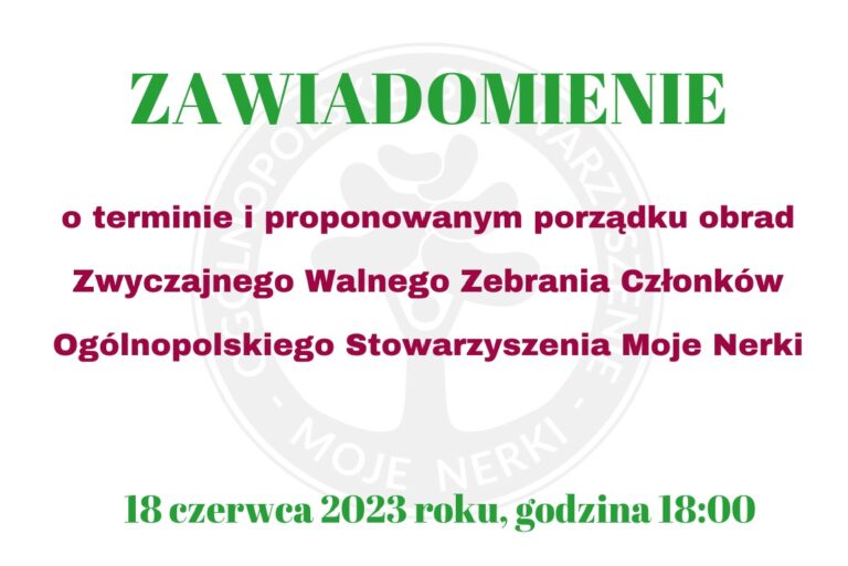 Zawiadomienie o Walnym Zebraniu 2023